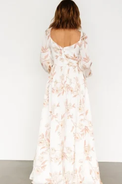 Tristan Maxi Dress | White Floral