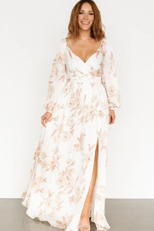 Tristan Maxi Dress | White Floral