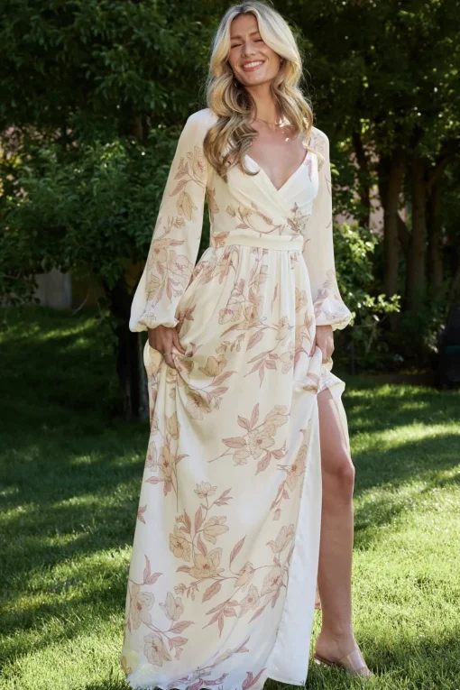 Tristan Maxi Dress | White Floral