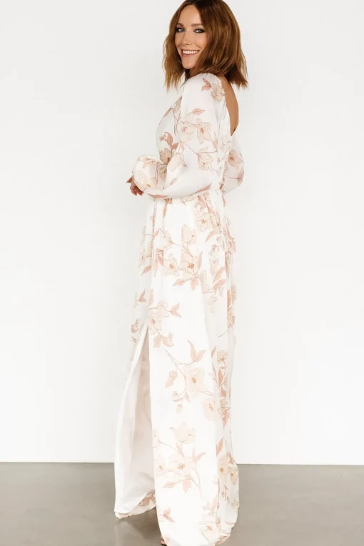 Tristan Maxi Dress | White Floral