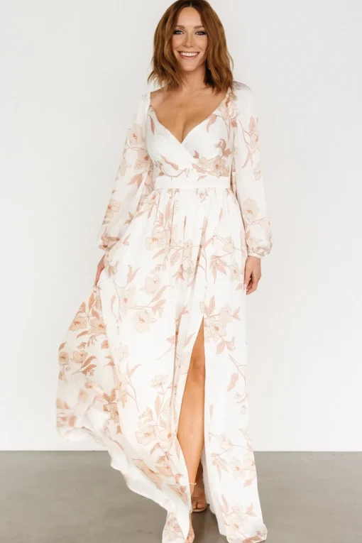 Tristan Maxi Dress | White Floral
