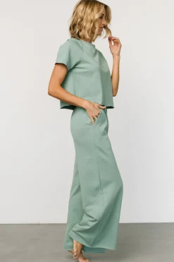 Wren Top + Pants Set | Sage