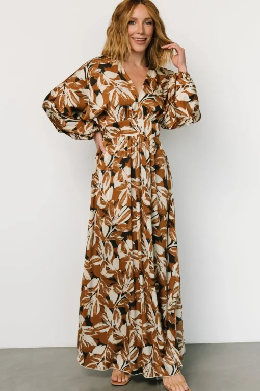Yolanthe Maxi Dress | Copper Multi