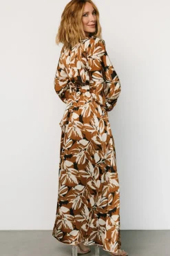 Yolanthe Maxi Dress | Copper Multi