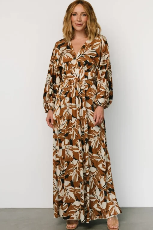 Yolanthe Maxi Dress | Copper Multi