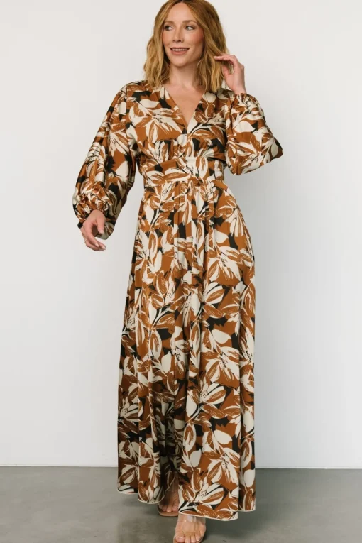 Yolanthe Maxi Dress | Copper Multi