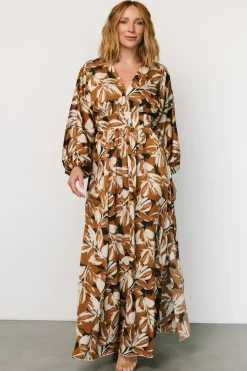 Yolanthe Maxi Dress | Copper Multi