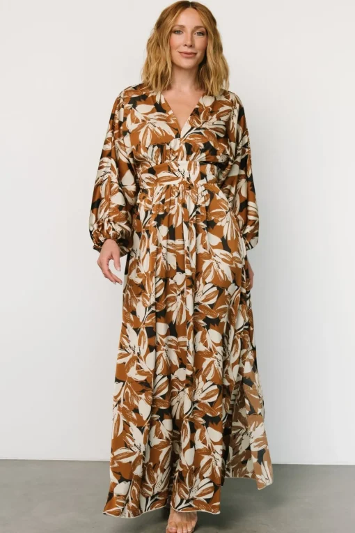 Yolanthe Maxi Dress | Copper Multi