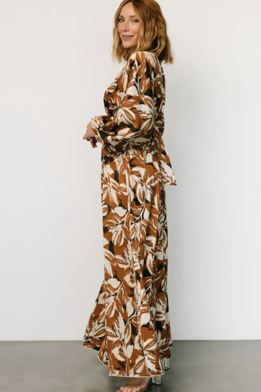 Yolanthe Maxi Dress | Copper Multi