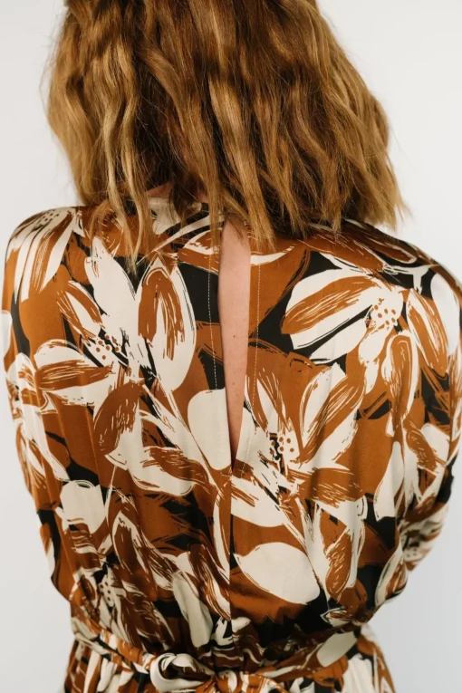 Yolanthe Maxi Dress | Copper Multi