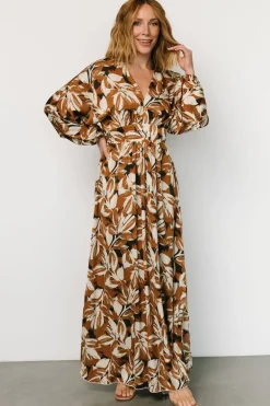 Yolanthe Maxi Dress | Copper Multi